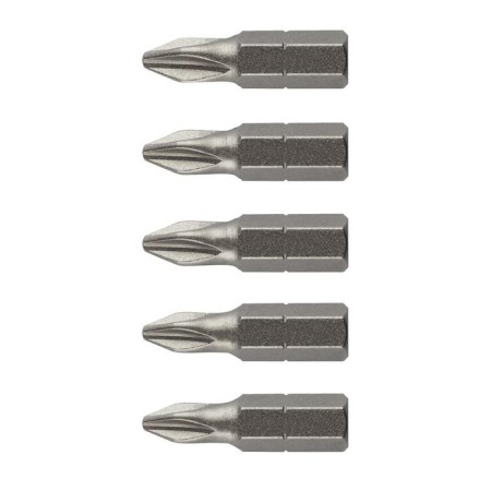 Bit KWB Basic, PH1, PH2x2 pcs, pH3x1 pcs, steel TQ60, 25 mm, 5 pcs