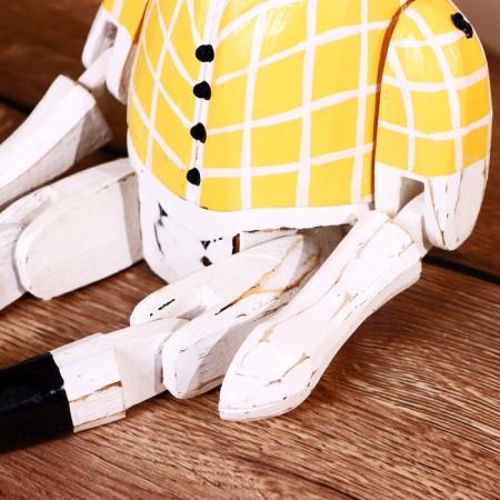 Souvenir "Rabbit magician" hanging paws, tree 38 cm-4