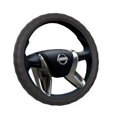 Оплетка VOIN CLASSIK PLUS, экокожа, р-р M d=38 см., черный