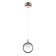 Lamp "Medusa" LED 7W 4000k gold 11x10x11-110cm Bayerlux