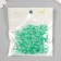 Beads for creativity Plastic "Soap bubble white-green" set 20 grams 0.8x0.8x0.8 cm