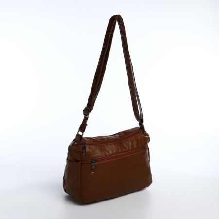 Love bag with lightning, brown color-2