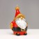 Decorative candle "Santa", 12x8.6x7.4 cm