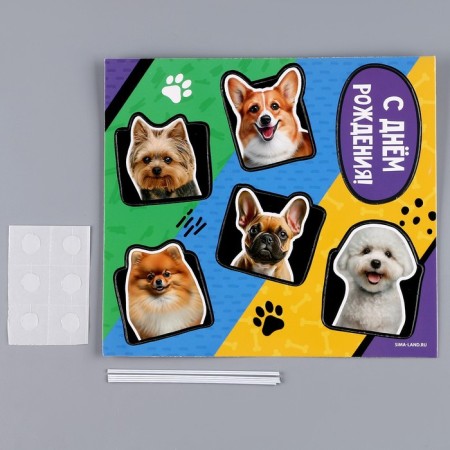 Topper cardboard on a substrate with a “dog” wire-2