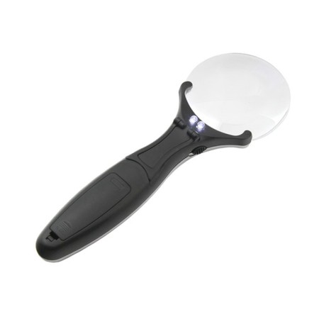 Lupa with VEBER 789-75 3, diameter 75 mm, led backlight, in case-3