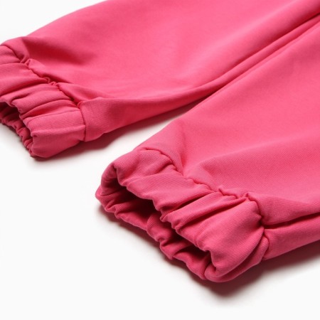 Pants for girls, raspberry color, height 134 cm-3
