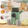 Multifunctional kitchen combine "Lasi", 4 nozzles, brush, green color