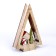 Decor with backlight "House in the form of a Christmas tree" 18 × 5 × 28 cm