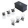 Gift set of glasses-reprints of the "real man", for 3 people, glass 50 ml