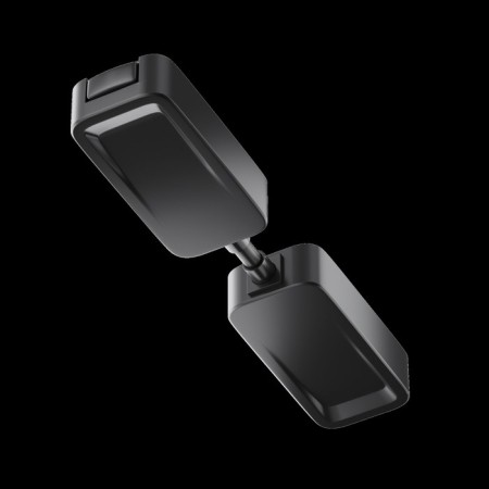 Direct power connector for the built-in track system Technical tra084c-b-12, 12x2.5x2 cm, black color-5