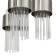 Suspended lamp 8x40W E14, size 75x75x111 cm