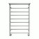 Terminus heated towel rail "Ancona" P8, 500x800 mm, lower connection, chrome