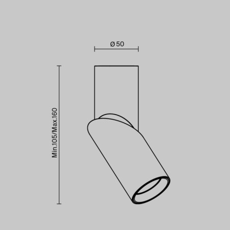 Technical C027CL-L10W, LED, 10W, 5x5x16 cm, 800lm, white color, white-7