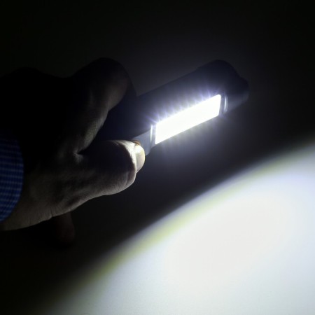 Manual battery, 5 watts, 400 mAh, XPE, COB, ZOOM, 4 modes, Type-C-5