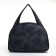 Road bag with a zipper, a suitcase holder, black/gray color