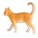 Figure Konik "Cat, red striped"