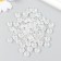 Beads for creativity plastic "Crystalics" Transparent set 20 grams 0.6x1x1 cm