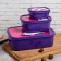 Set of lunch boxes "Evil unicorns" 1.2 l, 0.5 l, 0.15 l