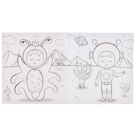Coloring "Funny Aliens", + 12 stickers-4