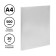 Folder with 20 A4 inserts, 500 μm, calligrata, texture "Sand", white