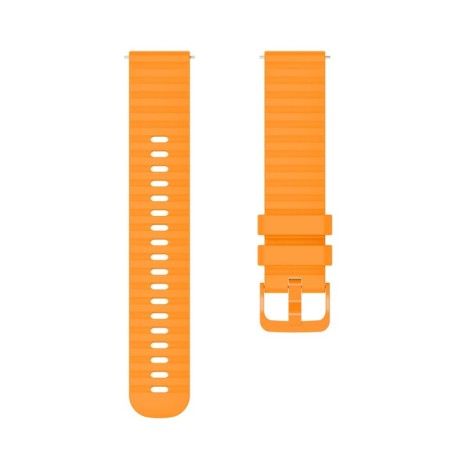 Watch strap, 22 mm, silicone, orange-1