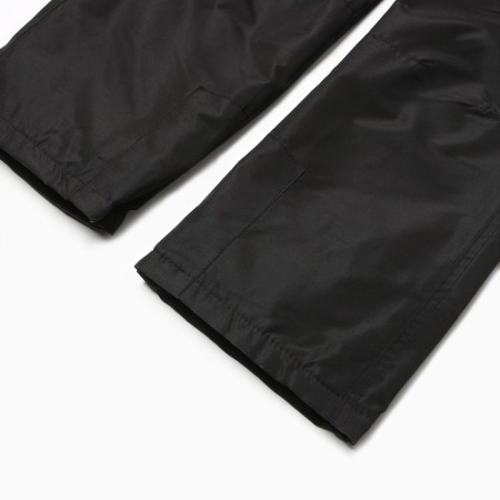 Semi -combinezone insulated for boys, black color, height 134 cm-4