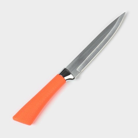 Knife Kitchen shade "Rich", blade 12.5 cm, color orange color