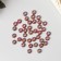 Decor for creativity Plastic "Half -Pesterpoline with Strose Chocolate" set 40 pcs 1x1x0.5 cm