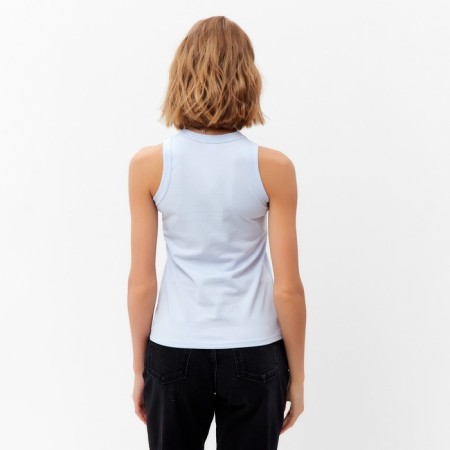 T-shirt female minku: Basic line color light blue, river 42-4