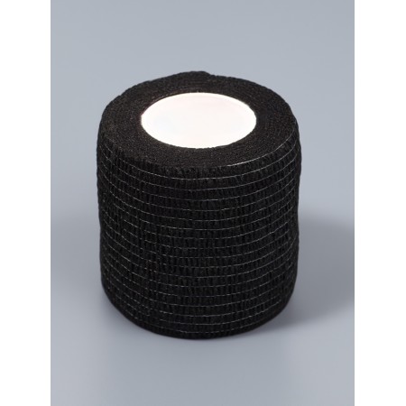 The bandage tape for the tattoo machine, 5 cm × 5 m, black color