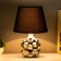 Table lamp 75555101TL/1 E14 40W chrome 22x22x32 cm Risalux