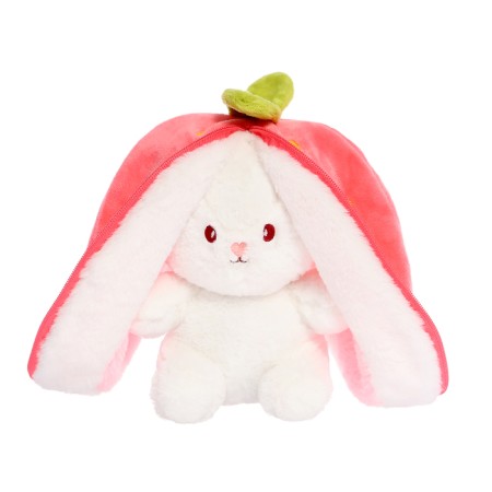 Soft toy "Bunny in strawberries", 20 cm