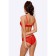 Women's bracket, size 75b, red color