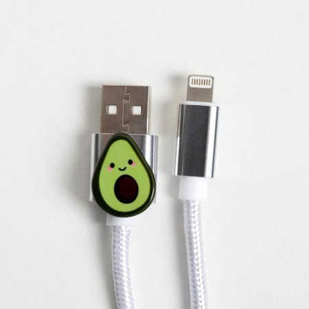 Set of USB cable - Lightning and Avocado plug, 1 m-2
