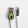 Set of USB cable - Lightning and Avocado plug, 1 m