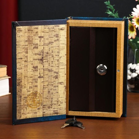 Safe Brush Tree to the leatherette "for you open the whole world" 21x13x5 cm-3