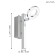 Bra Cardillio 1 2x2.2W LED, 3000K, 640LM, chromium color