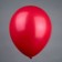 Latex ball 12 ", pastel, red color, set 50 pcs.