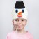 Carnival mask "Snowman" with a voluminous nose, on an elastic band, foam