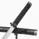 Souvenir weapon "Katana", without a stand, black scabbard for snake skin, 70 cm