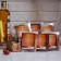 Starting set of 6 types: cognac, whiskey, rum, coffee liqueur, absinthe, cherry