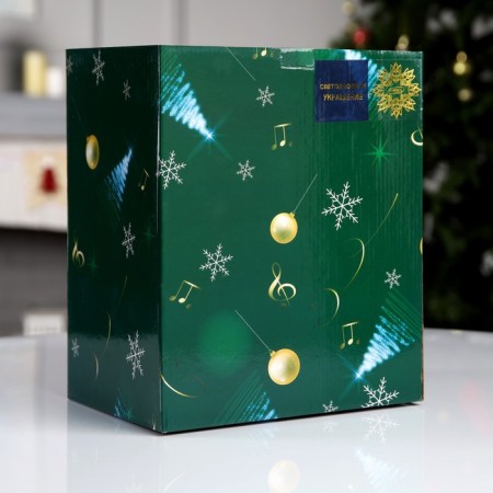 LED figure "Gift Fair" 26 × 20 × 16.5 cm, polystone, USB, glow of multi-7
