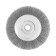 Metal brush for ushm tundra, flat, landing 22 mm, 200 mm