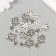 Decor Metal for Creativity "Verba in a Vase" 2.5x1.9 cm
