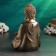 Piggy bank "Buddha with lotus" bronze, 28cm