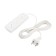 Extension cord Proconnect Standard 3 Nest, 5 m, 2x0.75 mm², b/s, white