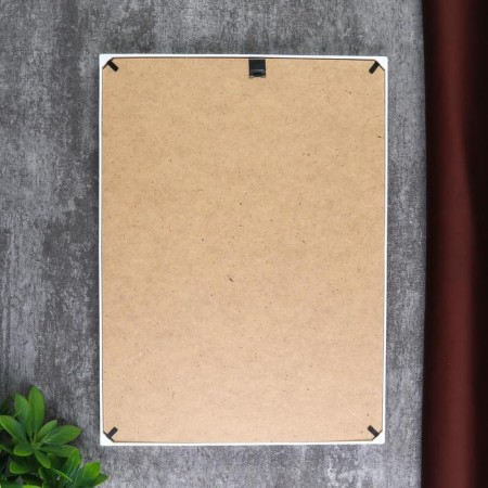 Photo frame plastic L-6 21x30 cm, white-4