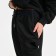 Women's suit (sweatshirt/pants), color is black, size XL
