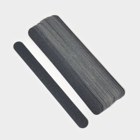 Smooth file for files, abrasiveness 180, 18 cm, packing 50 pcs, black color-4