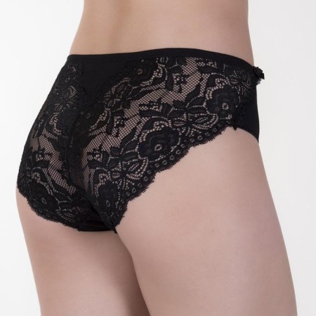 Panties female slips, black color, rr 52-54 (2xl)-1